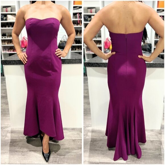 Likely Purple Strapless Formal Mermaid Gown $398 - Picture 1 of 8